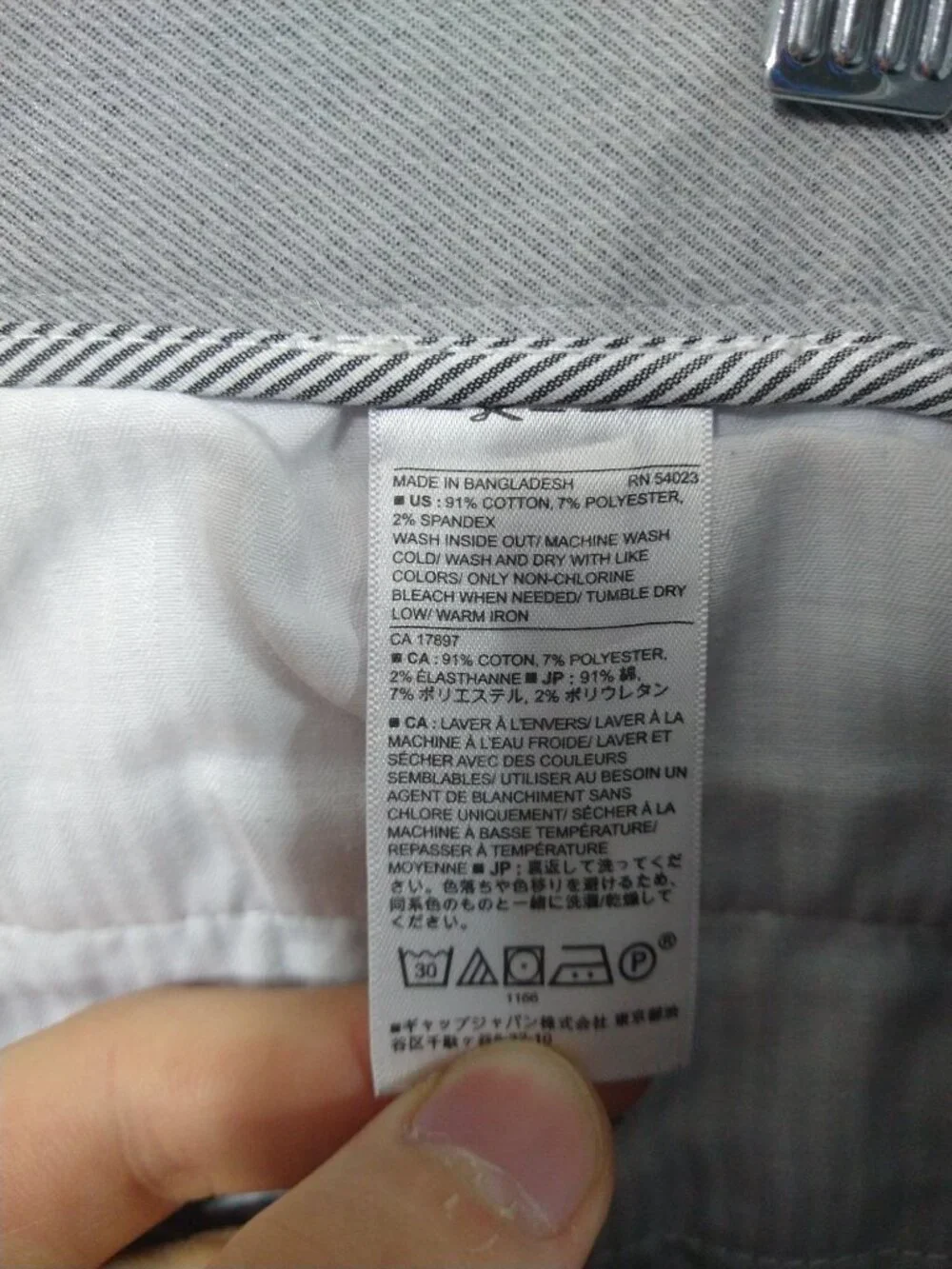 Banana Republic Pants Mens 36x30 Gray Aiden Chino Techmotion Flat Front Stretch